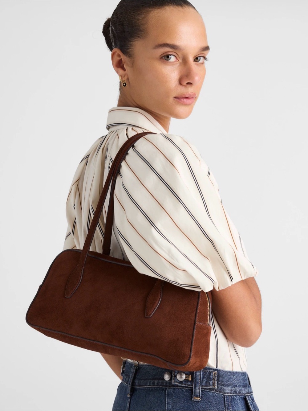 Madewell Top-Zip Shoulder Bag in Juniper Berry NW382 - Picture 3 of 11